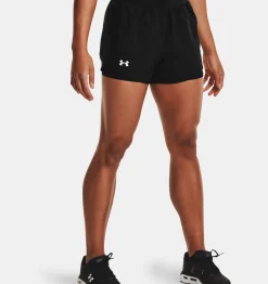 Outlet Under Armour Shorts Ua Fly-By 2.0 2 In 1 Da Donna Black / Reflective - 001