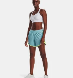 Hot Under Armour Shorts Ua Fly-By Elite 13 Cm Da Donna Still Water / Lime Surge - 400