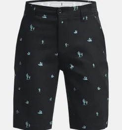 Fashion Under Armour Shorts Ua Golf Printed Da Ragazzo Black - 001