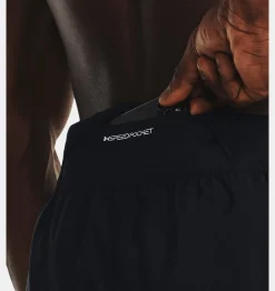 Best Sale Under Armour Shorts Ua Launch Elite 2-In-1 18 Cm Da Uomo Black / Team Orange - 002