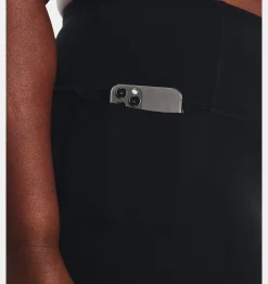 Best Sale Under Armour Shorts Ua Meridian Bike Da Donna Black / Metallic Silver - 001