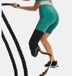 Cheap Under Armour Shorts Ua Meridian Bike Da Donna Coastal Teal / Metallic Silver - 722