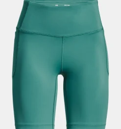 Cheap Under Armour Shorts Ua Meridian Bike Da Donna Coastal Teal / Metallic Silver - 722