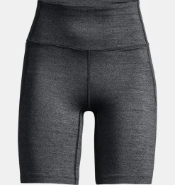 Outlet Under Armour Shorts Ua Meridian Heathered Bike Da Donna Black Medium Heather / Metallic Silver - 001