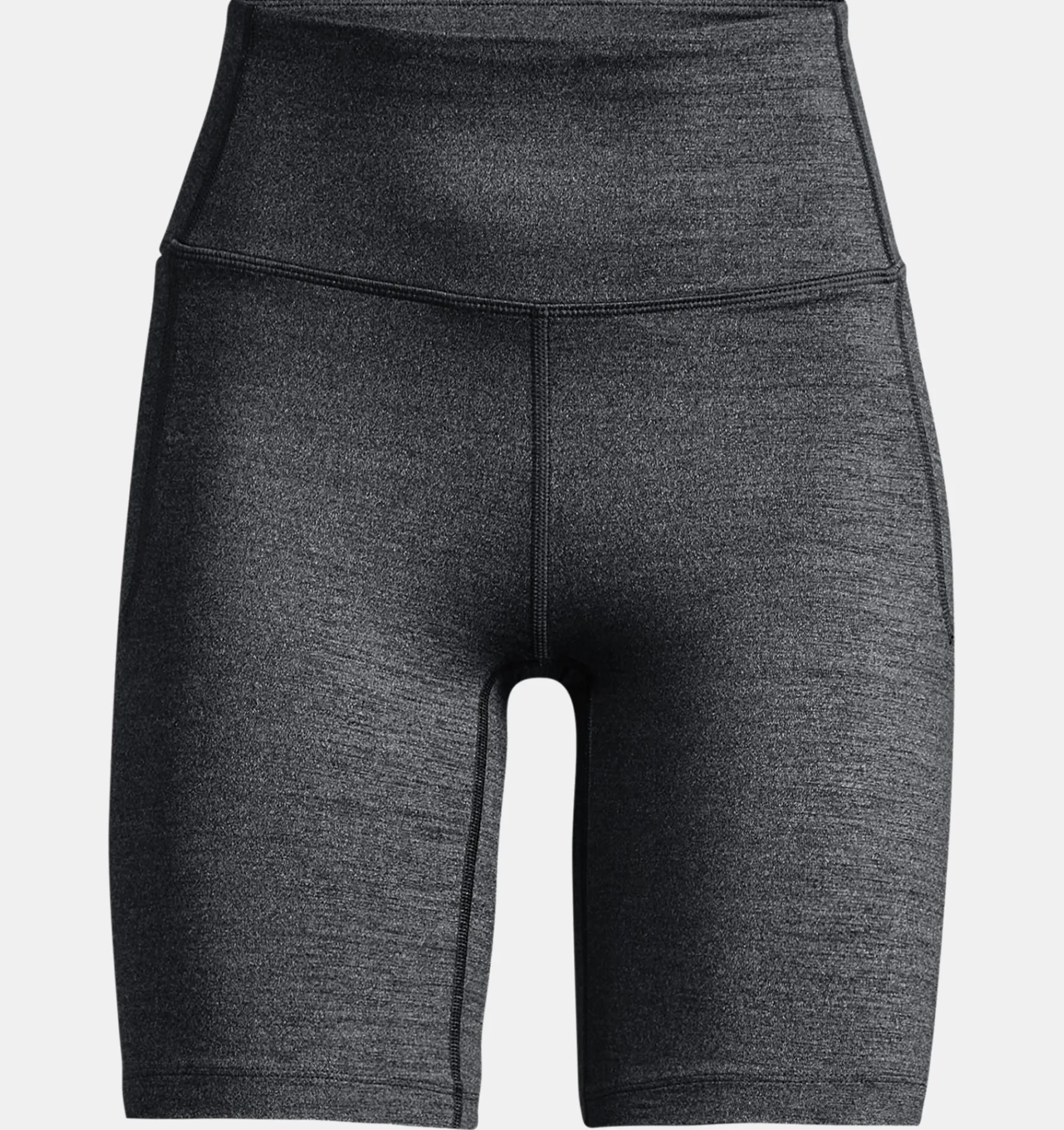 Outlet Under Armour Shorts Ua Meridian Heathered Bike Da Donna Black Medium Heather / Metallic Silver - 001