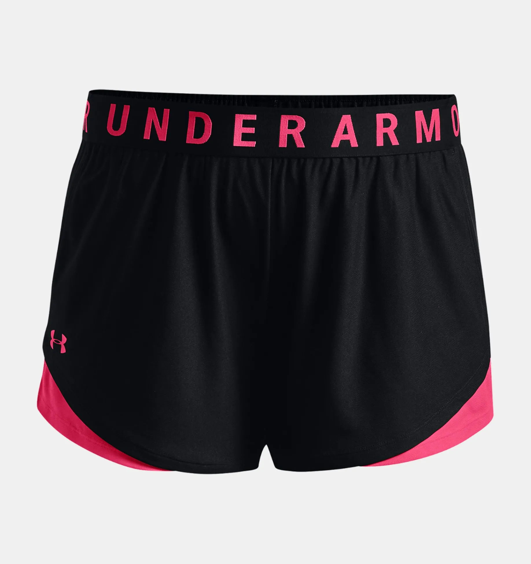 Cheap Under Armour Shorts Ua Play Up 3.0 Da Donna Black / Cerise - 028