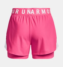 Outlet Under Armour Shorts Ua Play Up 2 In 1 Da Donna Cerise / White - 653