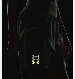 Discount Under Armour Shorts Ua Run Anywhere Da Donna Static Blue / Lime Surge - 414