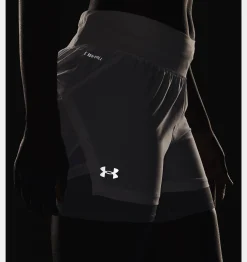 Shop Under Armour Shorts Ua Run Stamina 2-In-1 Da Donna White / Harbor Blue - 100