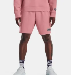 Cheap Under Armour Shorts Ua Summit Knit Unisex Pink Elixir / Black - 697