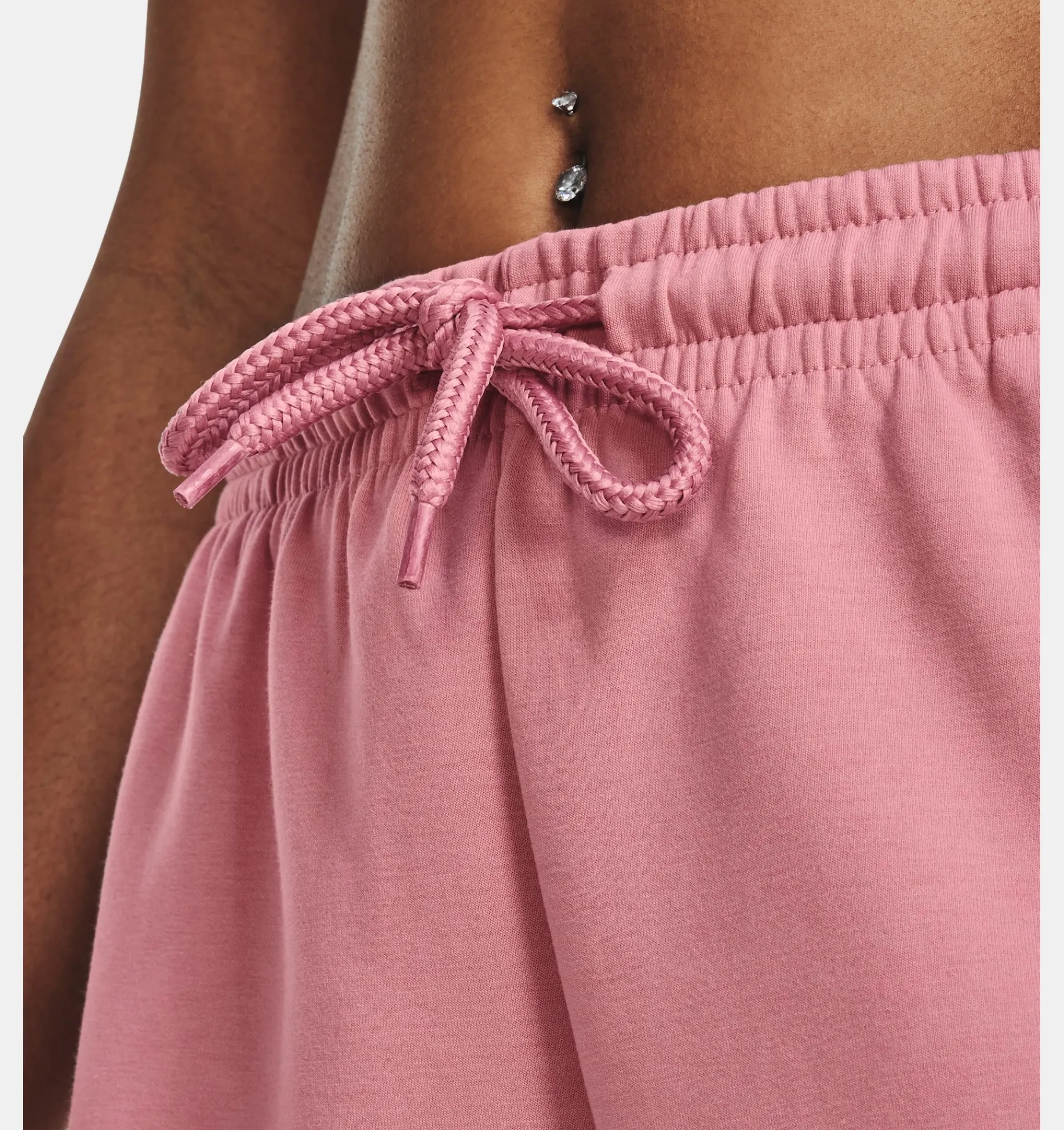 Cheap Under Armour Shorts Ua Summit Knit Unisex Pink Elixir / Black - 697
