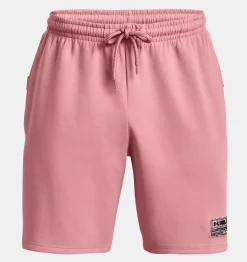 Cheap Under Armour Shorts Ua Summit Knit Unisex Pink Elixir / Black - 697
