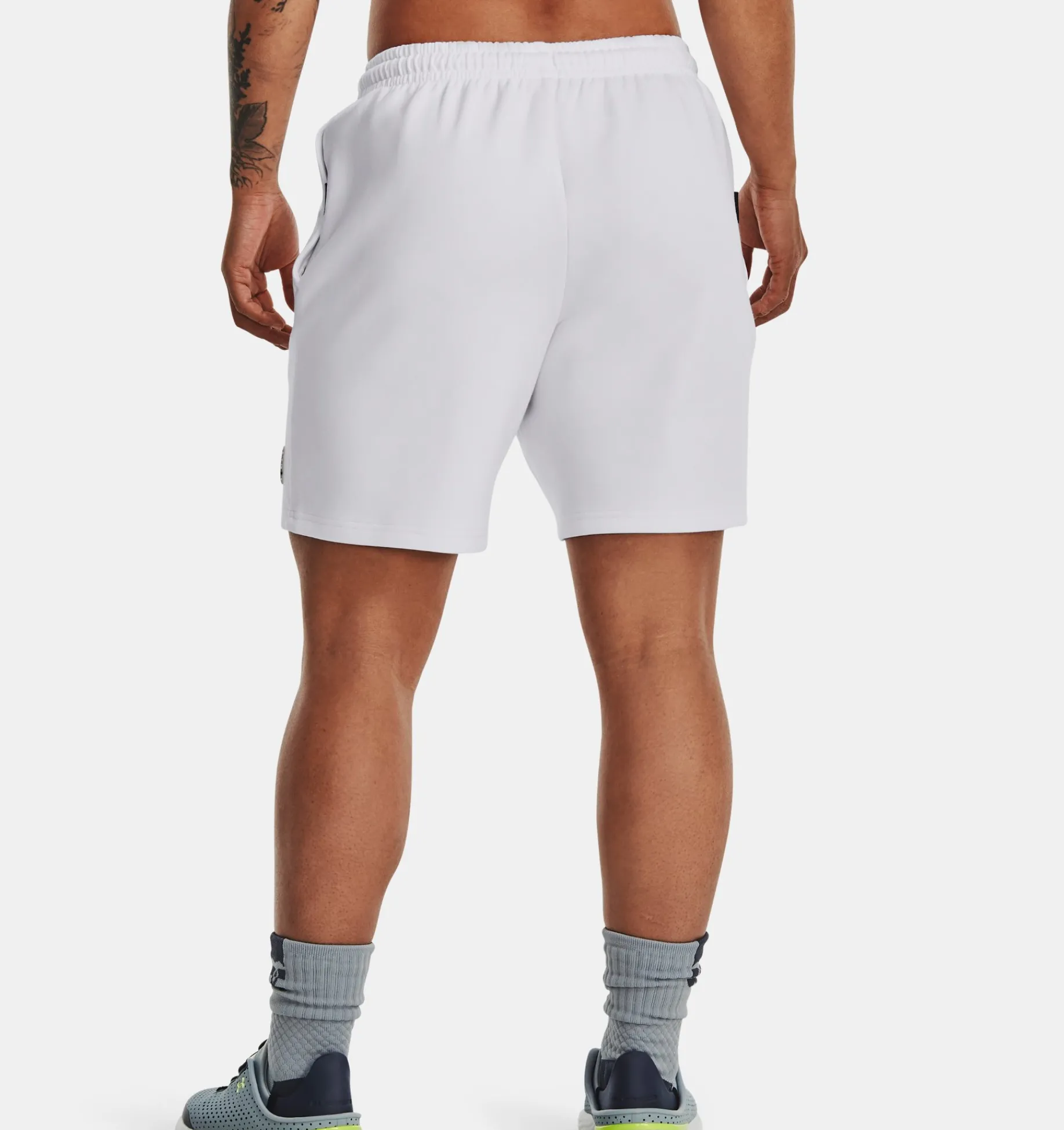 Best Sale Under Armour Shorts Ua Summit Knit Unisex White / Black - 100