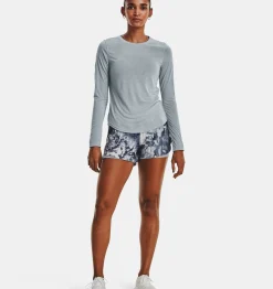 Cheap Under Armour Shorts Ua Train Anywhere 2-In-1 Printed Da Donna Harbor Blue / White - 465