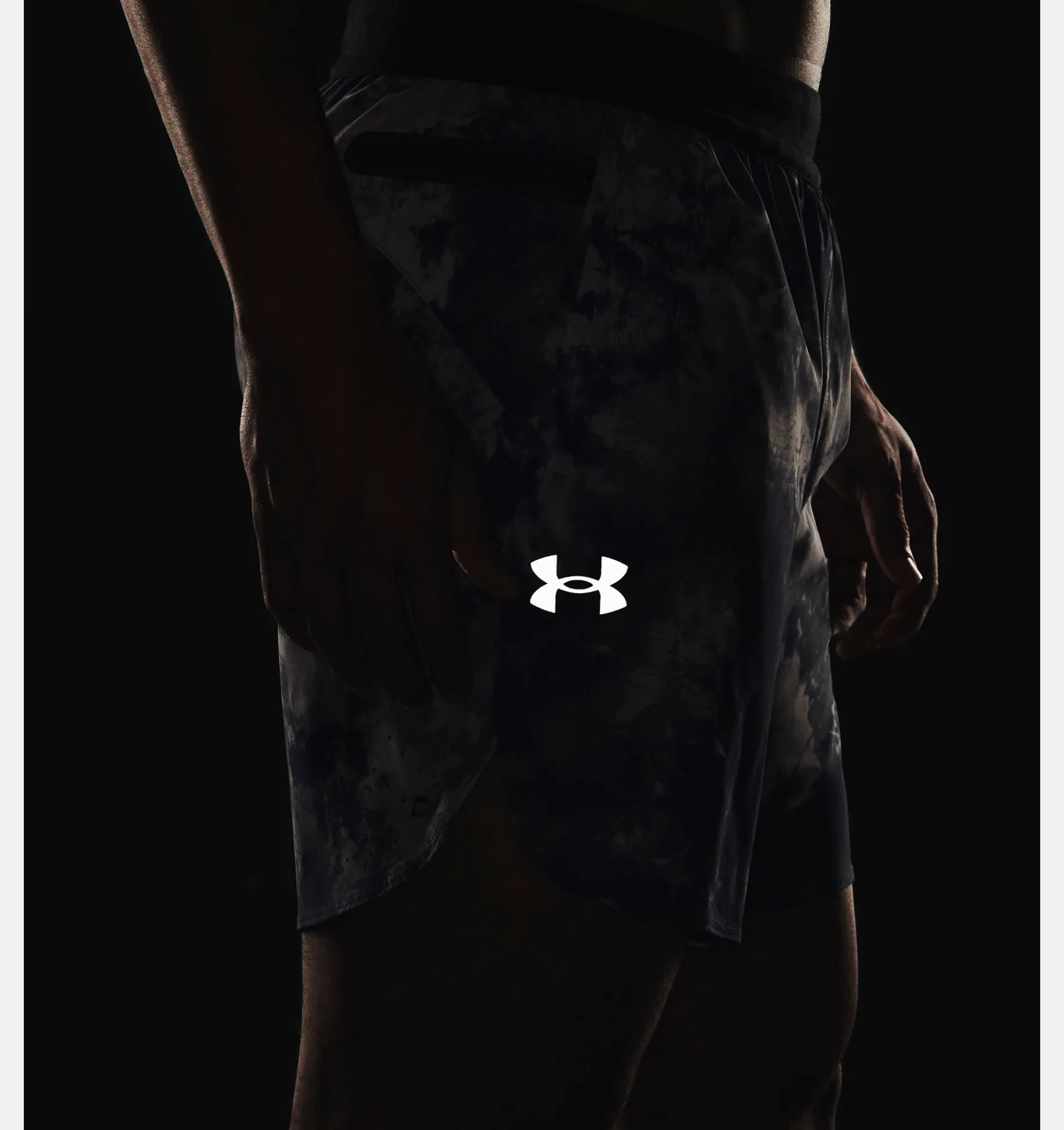 Store Under Armour Shorts Ua Train Anywhere Printed Da Uomo Harbor Blue / Reflective - 465