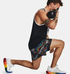 Best Sale Under Armour Shorts Ua Woven Volley Pride Da Uomo Black / White - 001