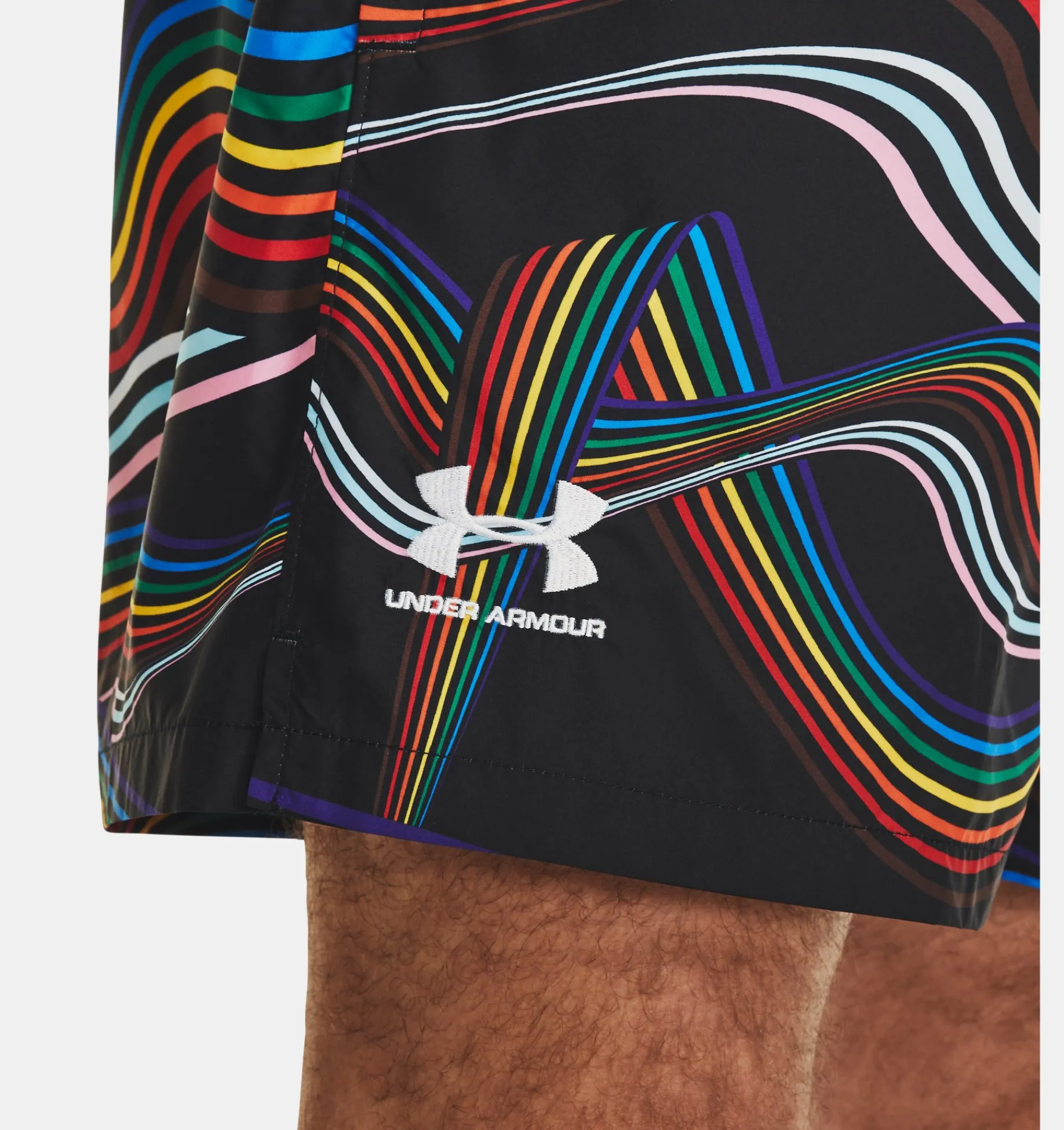 Best Sale Under Armour Shorts Ua Woven Volley Pride Da Uomo Black / White - 001
