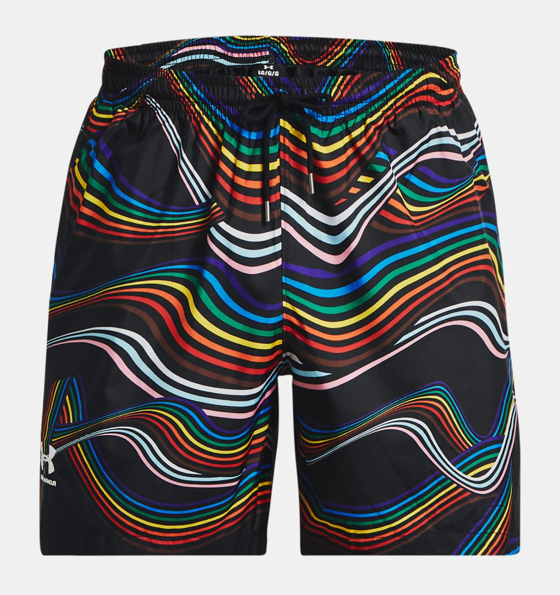 Best Sale Under Armour Shorts Ua Woven Volley Pride Da Uomo Black / White - 001