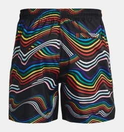 Best Sale Under Armour Shorts Ua Woven Volley Pride Da Uomo Black / White - 001