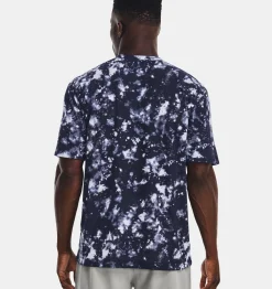 Best Sale Under Armour T-Shirt Ua Breeze Trail Da Uomo White / Midnight Navy - 100