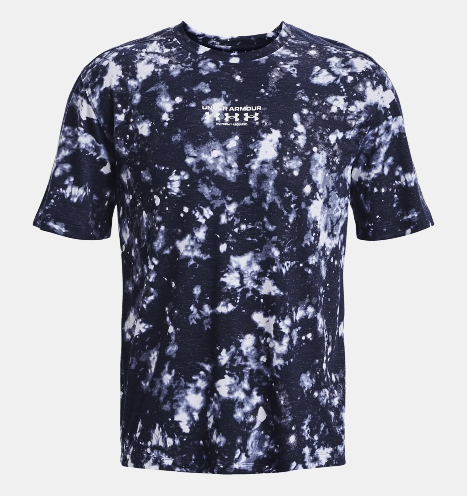 Best Sale Under Armour T-Shirt Ua Breeze Trail Da Uomo White / Midnight Navy - 100