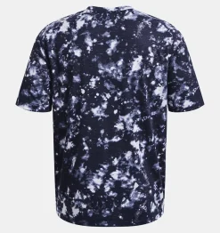 Best Sale Under Armour T-Shirt Ua Breeze Trail Da Uomo White / Midnight Navy - 100