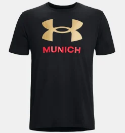 Flash Sale Under Armour T-Shirt Ua Citta Monaco Black / Red - 001