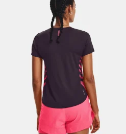 Sale Under Armour T-Shirt Ua Iso-Chill Laser Da Donna Tux Purple / Reflective - 541
