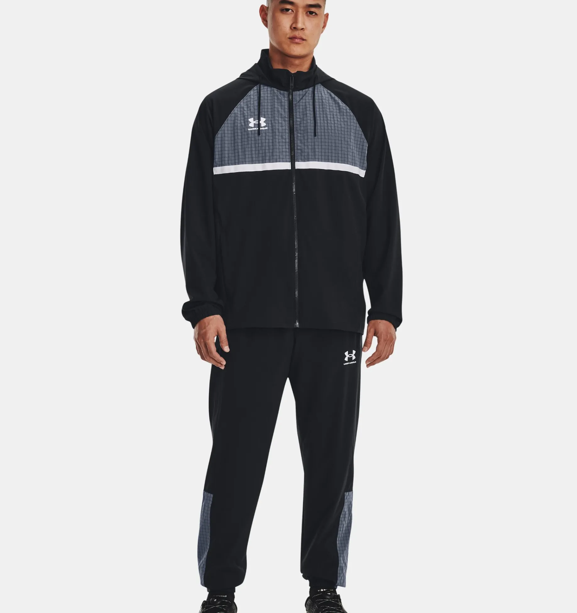 Cheap Under Armour Tuta Ua Accelerate Da Uomo Black / White - 001