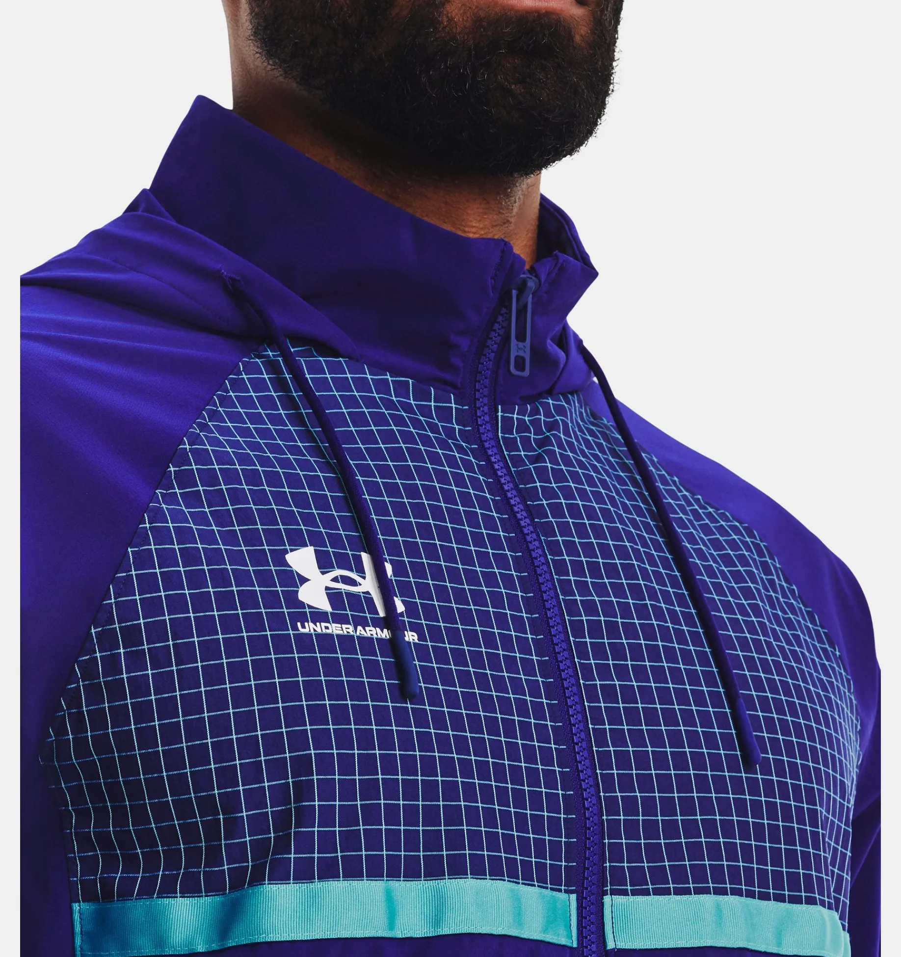 Shop Under Armour Tuta Ua Accelerate Da Uomo Sonar Blue / White - 468