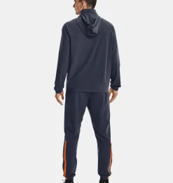Cheap Under Armour Tuta Ua Accelerate Da Uomo Downpour Gray / Orange Blast - 044