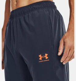 Cheap Under Armour Tuta Ua Accelerate Da Uomo Downpour Gray / Orange Blast - 044