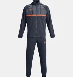 Cheap Under Armour Tuta Ua Accelerate Da Uomo Downpour Gray / Orange Blast - 044