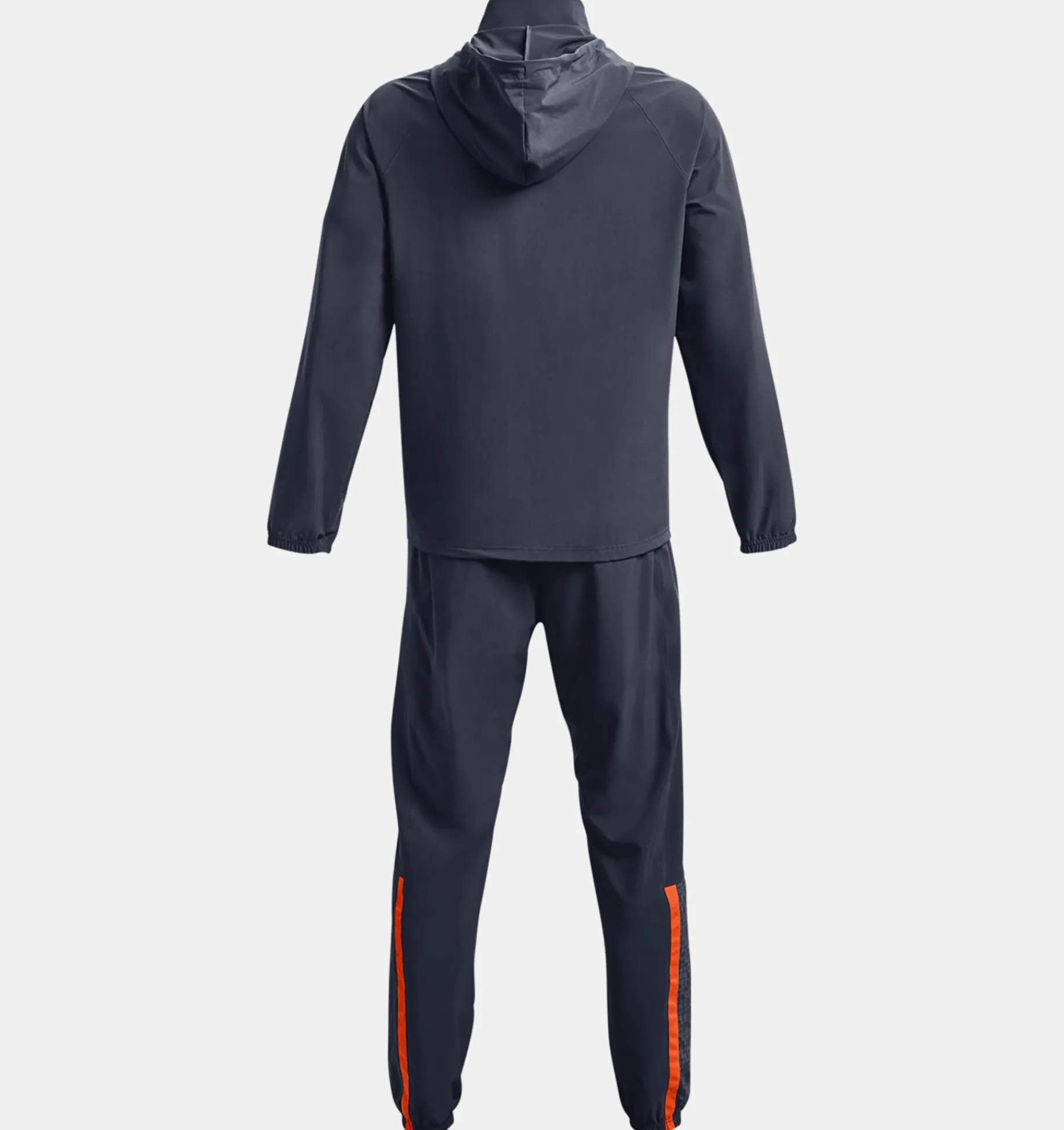 Cheap Under Armour Tuta Ua Accelerate Da Uomo Downpour Gray / Orange Blast - 044