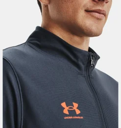 Best Under Armour Tuta Ua Challenger Da Uomo Downpour Gray / Orange Blast - 045