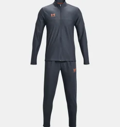 Best Under Armour Tuta Ua Challenger Da Uomo Downpour Gray / Orange Blast - 045