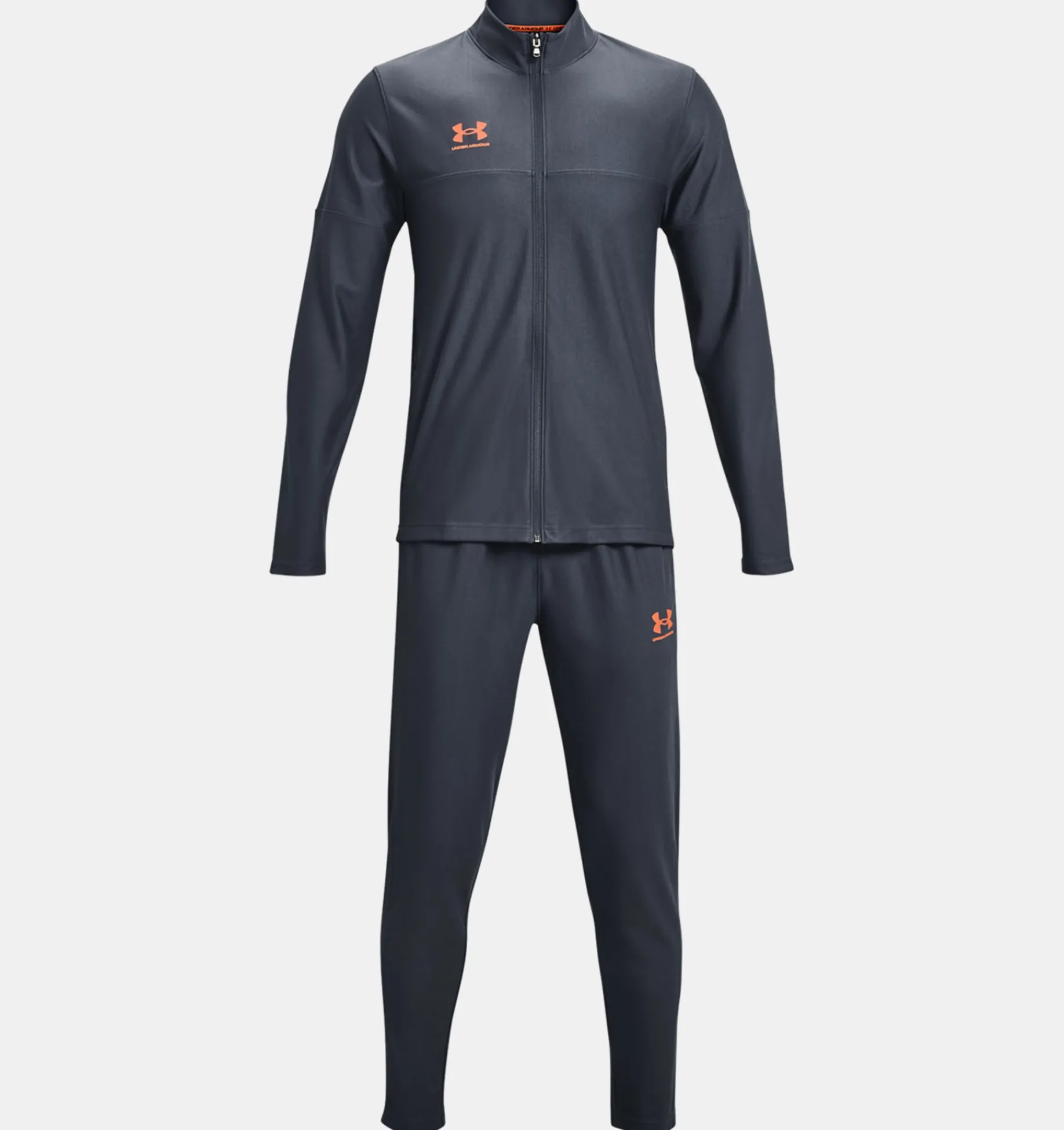 Best Under Armour Tuta Ua Challenger Da Uomo Downpour Gray / Orange Blast - 045
