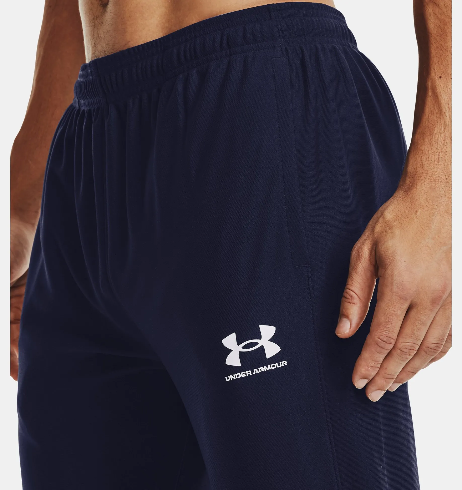 Fashion Under Armour Tuta Ua Challenger Da Uomo Midnight Navy / White - 410
