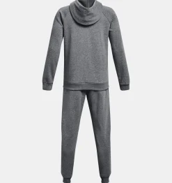 Discount Under Armour Tuta Ua Rival Da Uomo Pitch Gray Light Heather / Black - 012