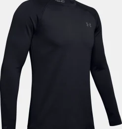 Hot Under Armour Ua Base 3.0 Crew Da Uomo Black / Pitch Gray - 001