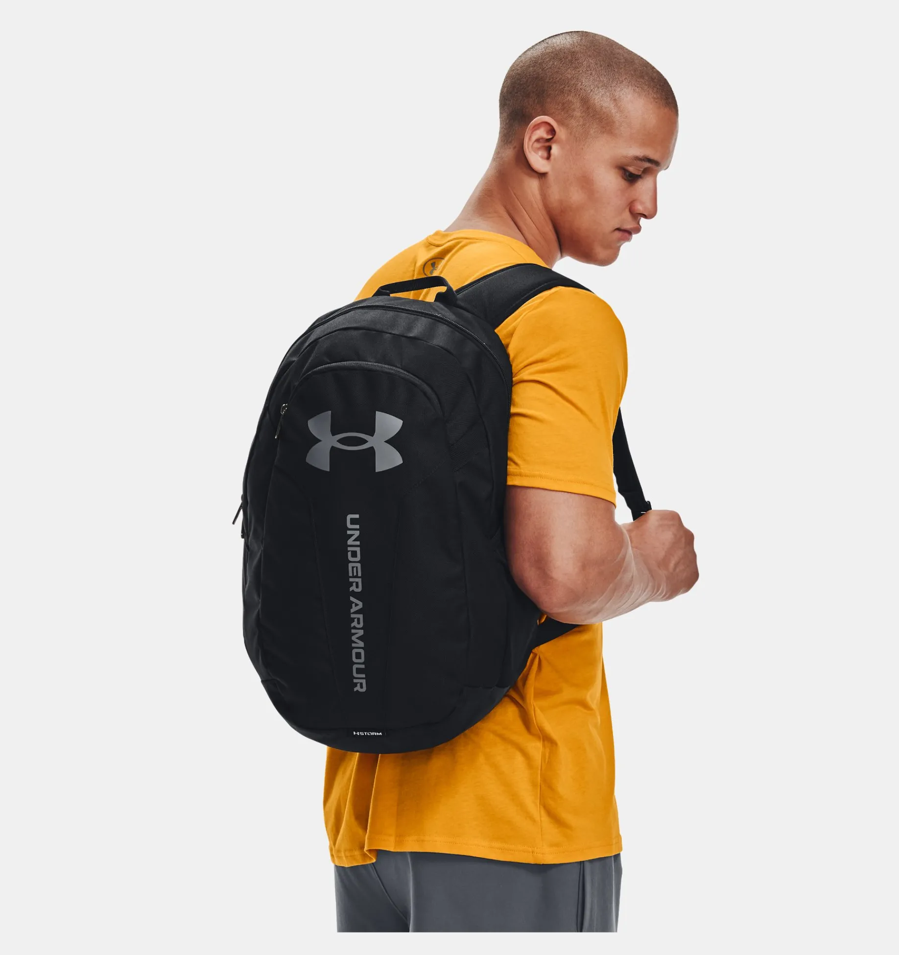 Hot Under Armour Zaino Ua Hustle Lite Black / Pitch Gray - 001